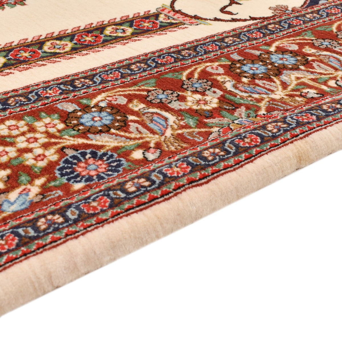 Ilam Teppich 132x210cm - Perserteppich - mehrfarbig