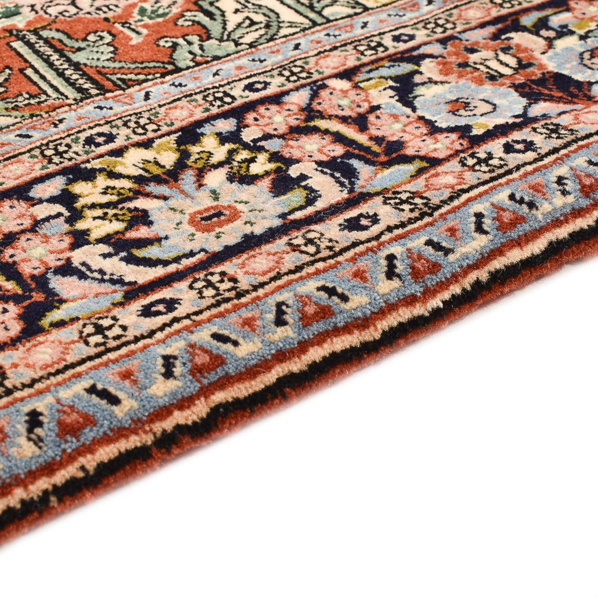 Ghom Teppich 115x160cm - Perserteppich - mehrfarbig