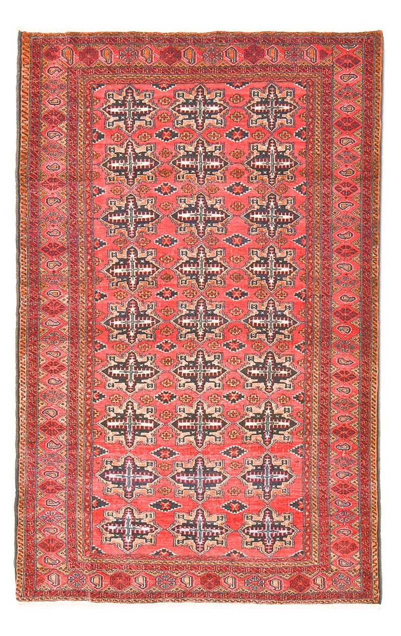 Belutsch Teppich - 207 x 132 cm - hellrot