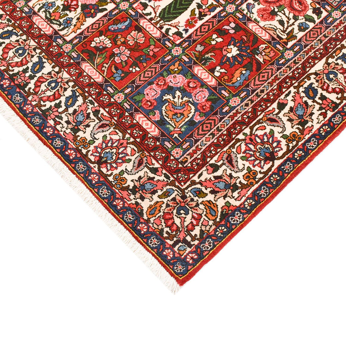 Perserteppich - Nomadic - 208 x 133 cm - mehrfarbig