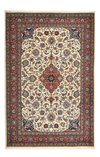 Sarough Teppich 204x317cm - Perserteppich - beige