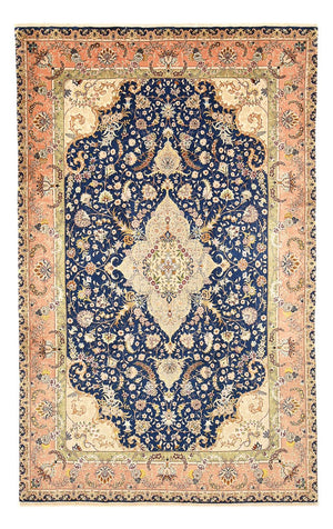 Perserteppich - Täbriz - Royal - 304 x 189 cm - dunkelblau