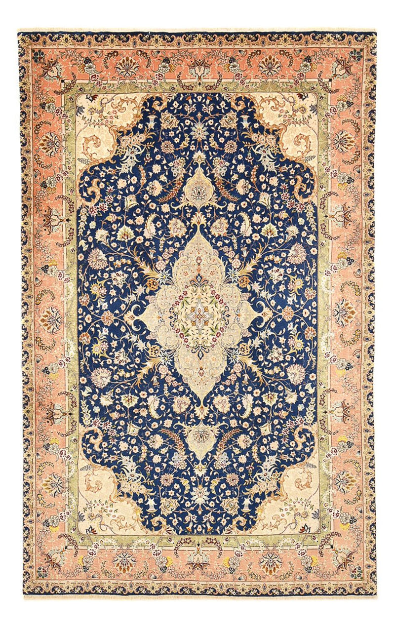 Perserteppich - Täbriz - Royal - 304 x 189 cm - dunkelblau