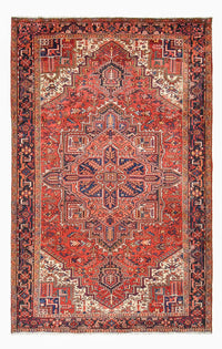 Tapis persan - Nomadic - 364 x 230 cm - rouge