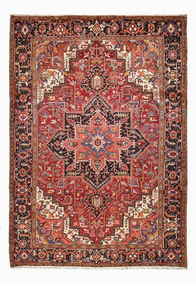 Perserteppich - Nomadic - 347 x 253 cm - rot