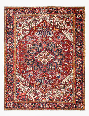 Perserteppich - Nomadic - 344 x 257 cm - rot