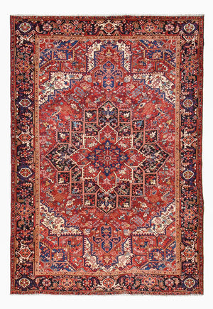 Perserteppich - Nomadic - 341 x 238 cm - rot