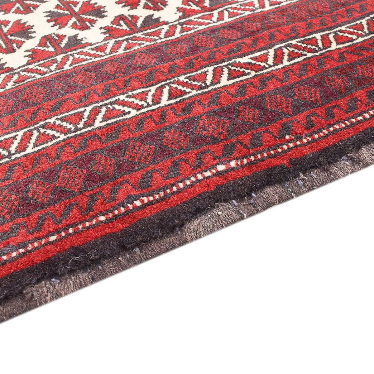 Belutsch Teppich - 137 x 100 cm - mehrfarbig