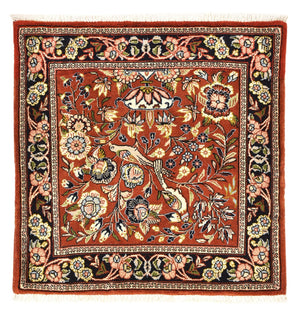 Perserteppich - Ghom quadratisch  - 74 x 73 cm - mehrfarbig