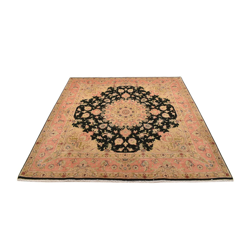 Perserteppich - Täbriz - Royal quadratisch  - 202 x 196 cm - dunkelblau