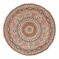 Tapis persan - Tabriz - Royal ronde  - 250 x 250 cm - multicolore