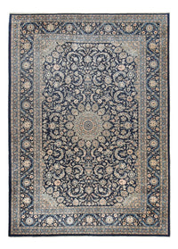 Tapis persan - Classique - 346 x 248 cm - bleu foncé