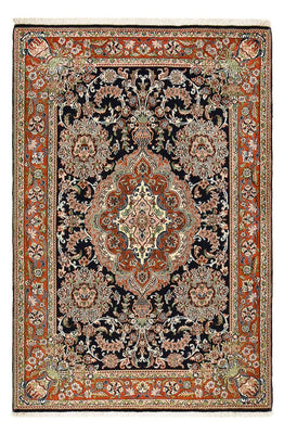 Perserteppich - Ghom - Royal - 208 x 137 cm - dunkelbeige