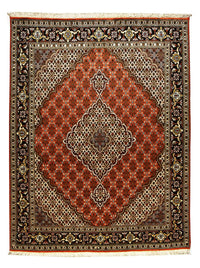 Tappeto Persero - Tabriz - Reale - 194 x 153 cm - rosso