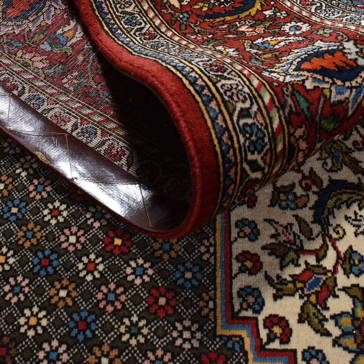 Perserteppich - Nomadic - 320 x 214 cm - dunkelblau