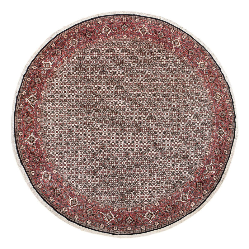 Perserteppich - Bidjar rund  - 300 x 300 cm - hellrot