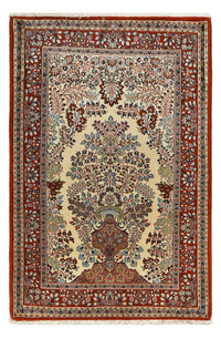 Tapis persan - Ghom - Royal - 203 x 130 cm - multicolore