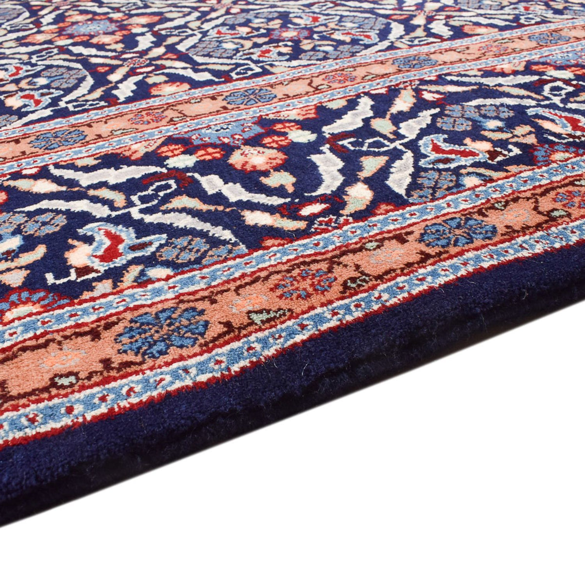 Tapis de Moud Tapis 212x305cm - Tapis persan - bleu foncé