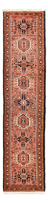 Qaraja Tapis 70x284cm - Tapis persan - rouge clair - Tapis de couloir / Rouge clair / 70 x 284 cm Tapis de couloir