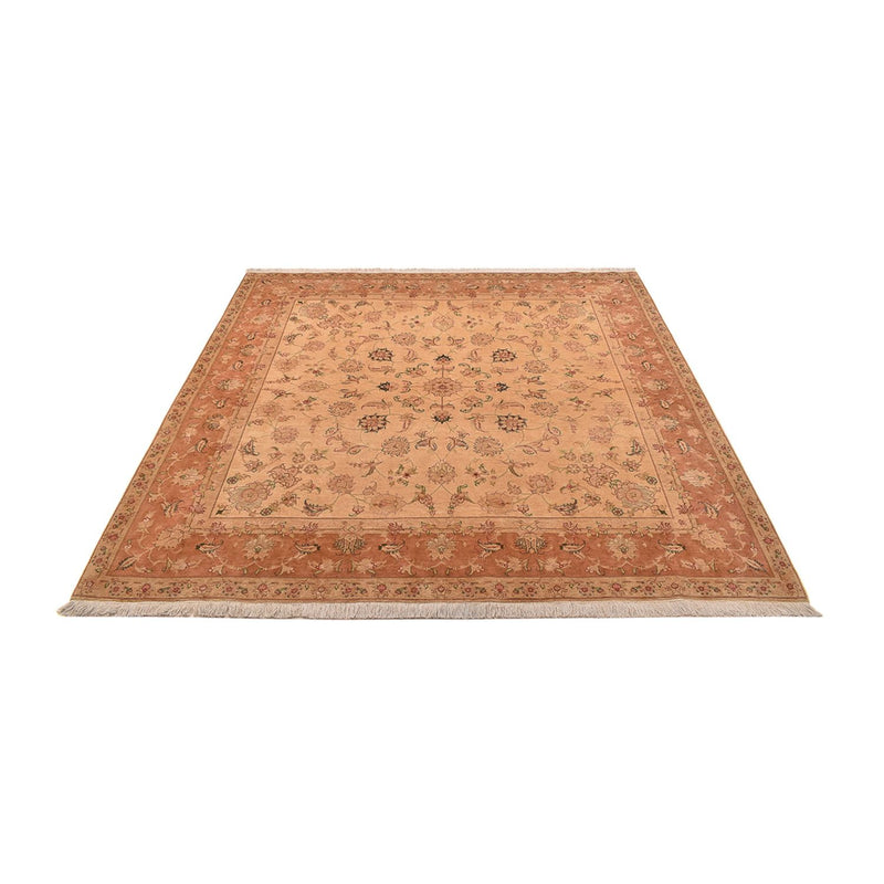 Perserteppich - Täbriz - Royal quadratisch  - 207 x 202 cm - hellbeige