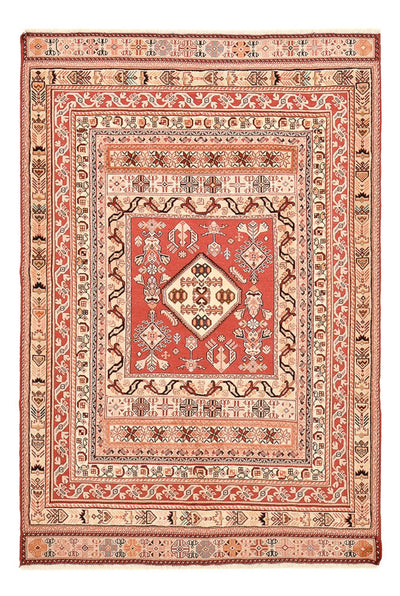 Kelim Fars Teppich 135x195cm - hellrot