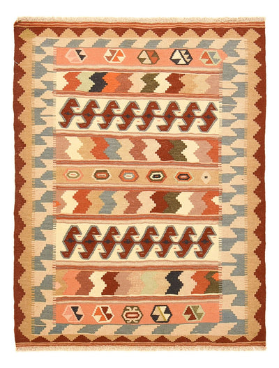 Kelim Fars Teppich 110x147cm - mehrfarbig