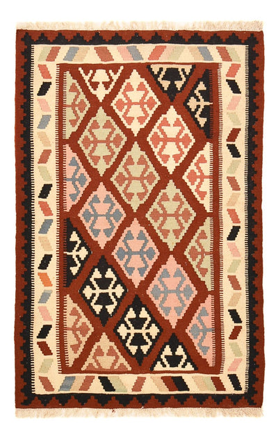 Kelim Fars Teppich 100x153cm - mehrfarbig