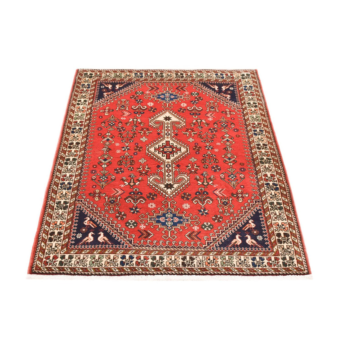 Perserteppich - Nomadic - 150 x 104 cm - rot