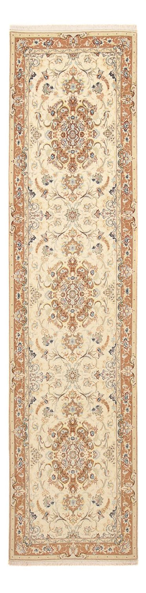 Läufer Perser - Täbriz - Royal - 370 x 87 cm - beige