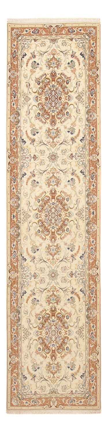 Läufer Perser - Täbriz - Royal - 370 x 87 cm - beige