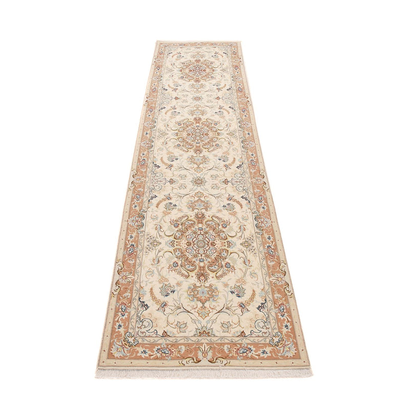 Läufer Perser - Täbriz - Royal - 370 x 87 cm - beige