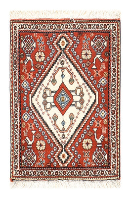 Gabbeh Teppich - Kaschkuli Perser - 60 x 35 cm - rot