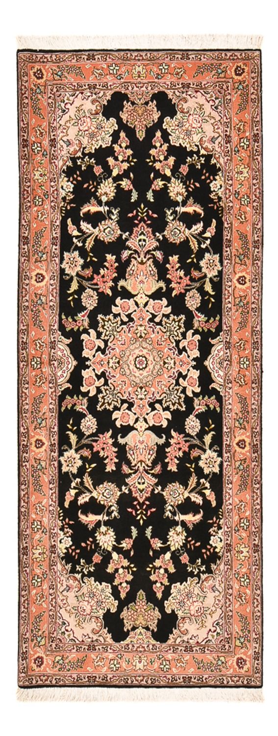 Läufer Perser - Täbriz - Premium - 210 x 80 cm - dunkelblau