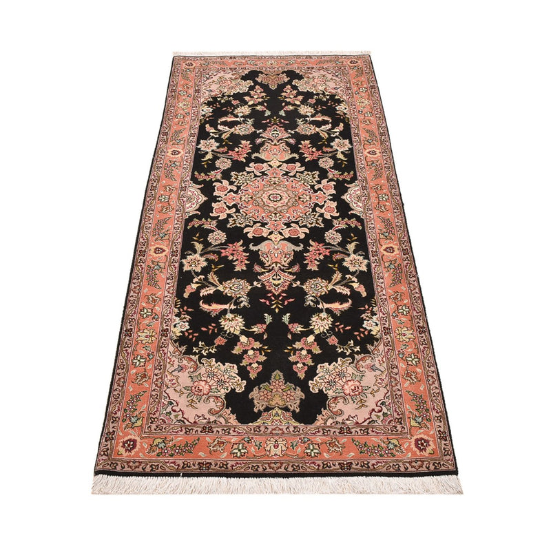 Läufer Perser - Täbriz - Premium - 210 x 80 cm - dunkelblau