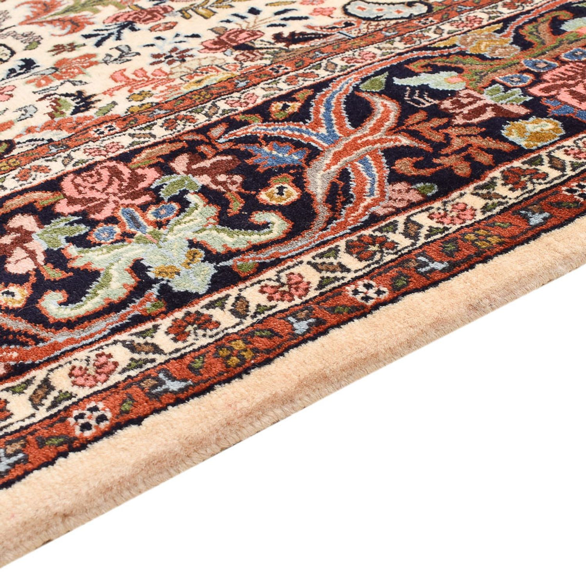 Perserteppich - Bidjar - 227 x 141 cm - dunkelbeige