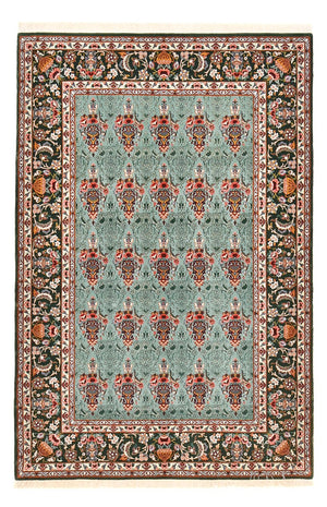 Perserteppich - Isfahan - Premium - 193 x 130 cm - türkis