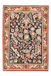 Tapis persan - Ghom - 81 x 57 cm - multicolore