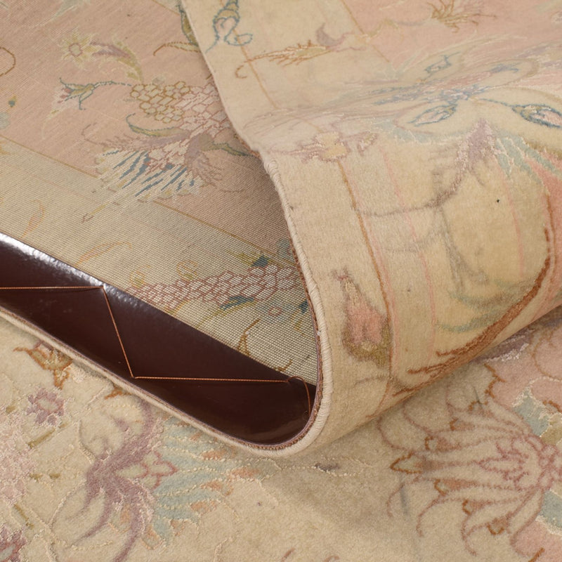 Perserteppich - Täbriz - Royal quadratisch  - 248 x 242 cm - hellbeige