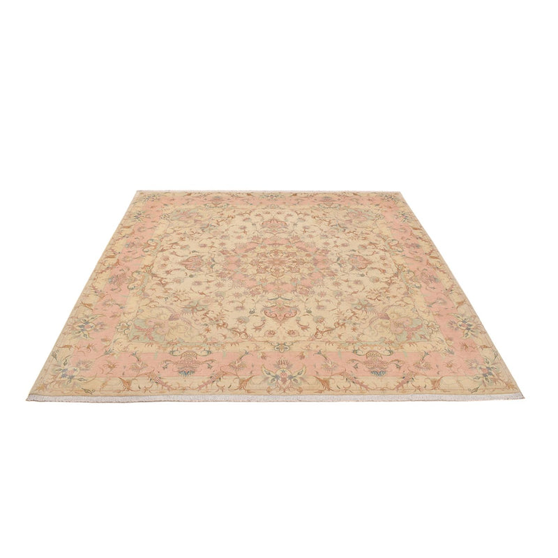 Perserteppich - Täbriz - Royal quadratisch  - 248 x 242 cm - hellbeige
