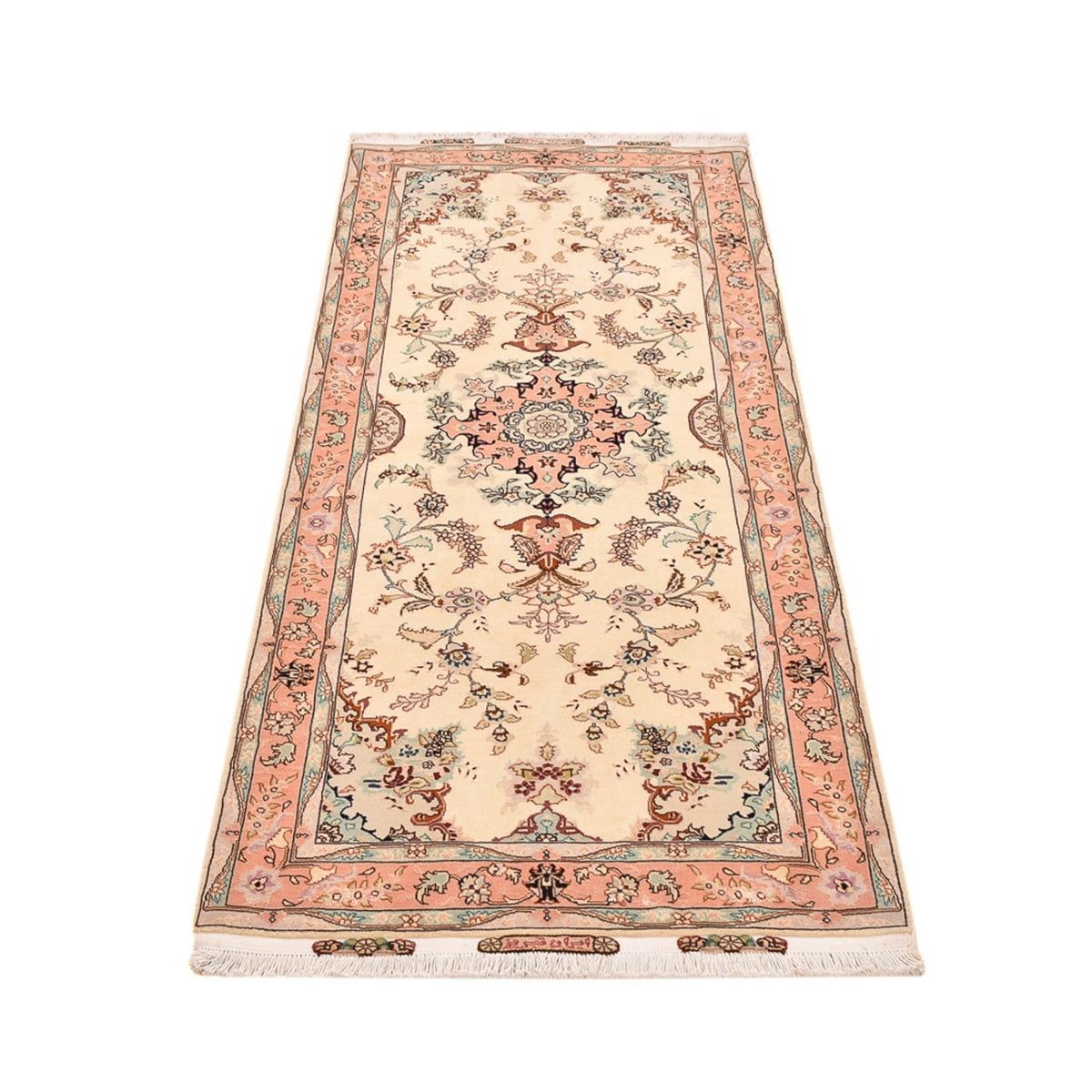 Läufer Perser - Täbriz - Royal - 210 x 81 cm - beige