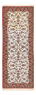 Läufer Perser - Isfahan - Premium - 190 x 70 cm - dunkelbeige