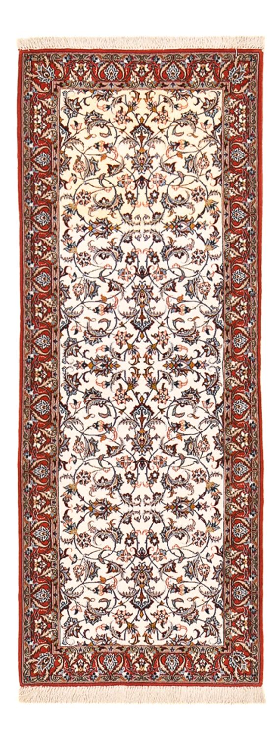 Läufer Perser - Isfahan - Premium - 190 x 70 cm - dunkelbeige