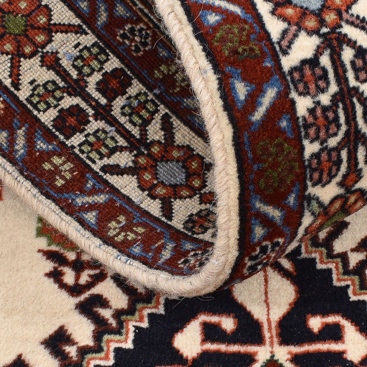 Läufer Gabbeh - Kaschkuli Perser - 200 x 63 cm - mehrfarbig