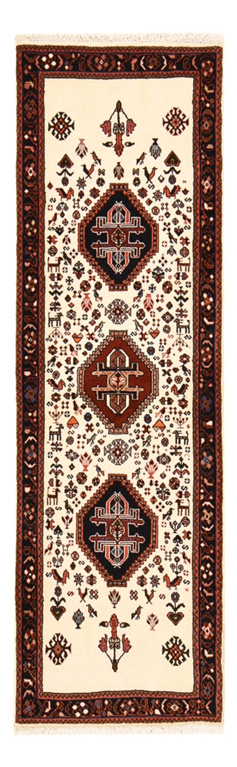 Läufer Gabbeh - Kaschkuli Perser - 205 x 65 cm - mehrfarbig