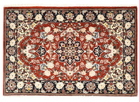 Tapis persan - Ghom - 104 x 68 cm - rouge