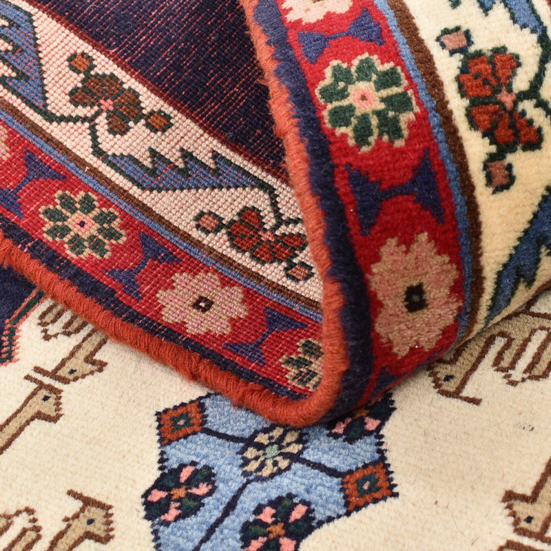 Gabbeh Teppich - Kaschkuli Perser - 131 x 83 cm - mehrfarbig