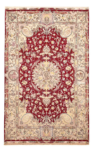 Perserteppich - Täbriz - Royal - 305 x 198 cm - rot