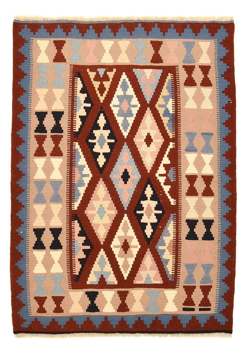 Kelim Teppich - Oriental - 142 x 100 cm - mehrfarbig