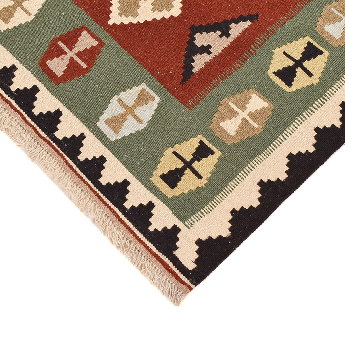 Kelim Teppich - Oriental - 146 x 110 cm - mehrfarbig