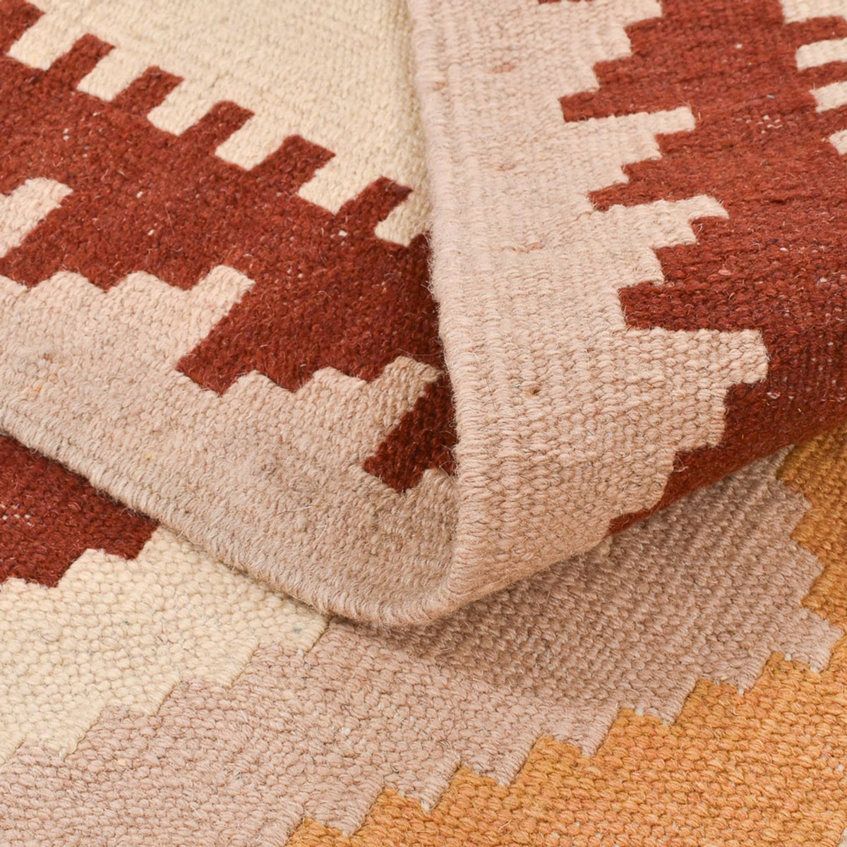 Kelim Teppich - Oriental - 150 x 110 cm - mehrfarbig